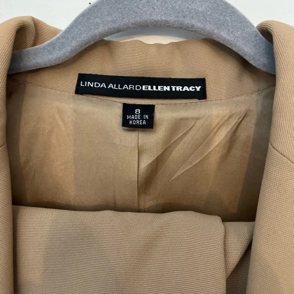 Ellen Tracy Tan Blazer Classic Suit Jacket - Picture 1 of 4